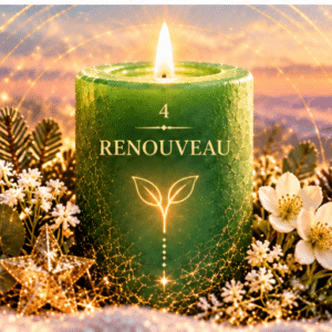 Bougie 4 - Le Renouveau - Bougies de l'Avent 2026
